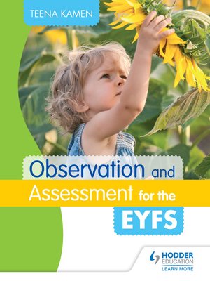 cover image of Observation and Assessment for the EYFS